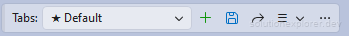 Simple Tab Saver extension on the Visual Studio toolbar